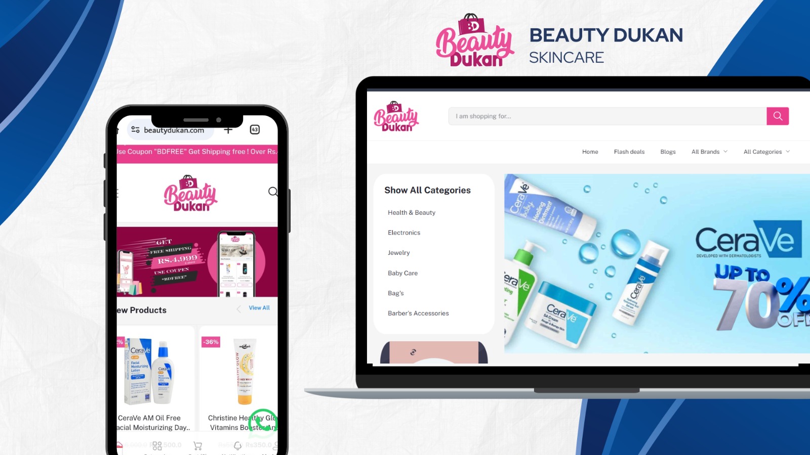 beauty dukan ecommerce store